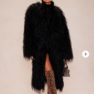 Keep It Cozy Fur Jacket - Black